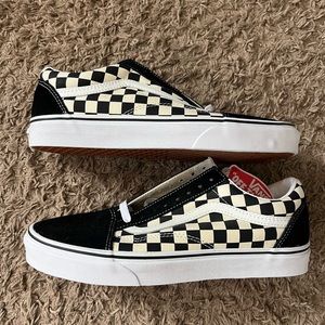 NWT Vans ‘Primary Checker Old Skool Shoe’